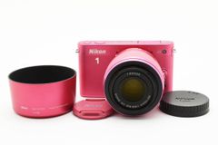 ★希少・極上美品★ ニコン Nikon 1 J2 ボディ ピンク レンズ1 NIKKOR VR 30-110m f3.8-5.6 VR #1159A15