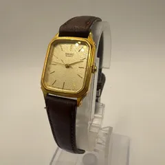 【レア】SEIKO セイコー レクタンギュラーヴィンテージ クォーツ 腕時計 SEIKO セイコー クォーツ 腕時計 レクタンギュラー ゴールド