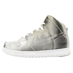 NIKE (ナイキ) ×CLOT DUNK HIGH SILVER FLIX クロット ダンク シルバーフラックス ハイカットスニーカー グレー US10/28cm DH4444-900のサムネイル