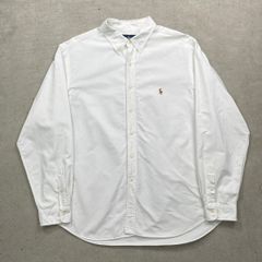 90年代 Ralph Lauren ラルフローレン CLASSIC FIT コットンシャツ メンズ2XL 