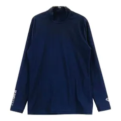 サイズ：L BEAMS GOLF ビームスゴルフ  ハイネック長袖Tシャツ  ネイビー系 [240101460287] ゴルフウェア メンズ ストスト サイズ：L BEAMS GOLF ビームスゴルフ ハイネック長袖Tシャツ