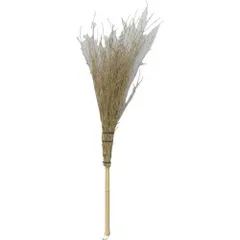 新品 (有)加藤伝蔵商店 竹箒(短柄)