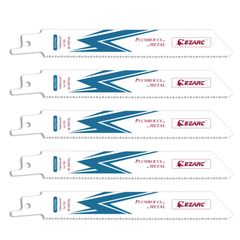 【正規品（新品）】 EZARC レシプロソー替え刃 300mm 5山  木工用 枝切り用 替刃  セーバーソーブレードセット 5本入れ