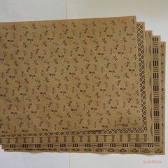 紙製ブックカバー　和柄パターン3　A3判