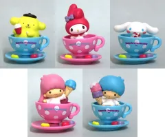 【中古】トレーディングフィギュア 全5種セット 「Shaky! サンリオキャラクターズ コーヒーカップ -Dot-」