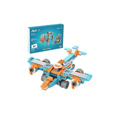 Apitor Robot S プログラミングロボット 10 in 1 変形ロボット STEM教育リモコンビルディングブロック建設ロボット玩具 小学生プログラミング入門 Scratch 3.0 コーディング キット おもちゃ人気 男の子女の子7歳以上誕生日 クリ