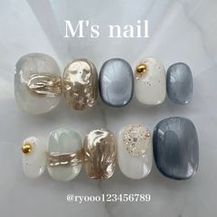 完成品/翌日発送可能/匿名配送可能/全サイズ入り/結婚式/成人式/成人式ネイル/ネイルチップ/マグネットネイル/20枚