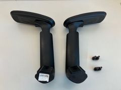 B　美品　オカムラ　シルフィー　アジャストアーム　可動肘　ブラック　C6529Y　オフィスチェア　部品　パーツ