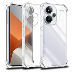 対応 Xiaomi Redmi Note 13 Pro+ 5G ケース シャオミ Redmi Note 13 Pro Plus 5G クリア ケース あんしんファミリースマホ カバー TPU 保護ケース カバー背面 シェル クバー ソフト 透明シェル ンプ