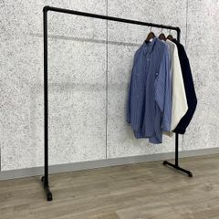 ハンガーラック ガス管 アイアン 150 パイプ 黒 収納 店舗 什器 シンプル Amazon｜アイアン ハンガーラック150 ガス管 パイプ 黒 収納 鉄