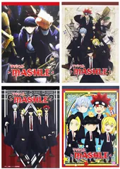 【新品未使用】マッシュル　MASHLE ステッカー付メモ帳　A・B・C・D柄の4点セット　文房具 　※バラ売り・組み合わせご相談可