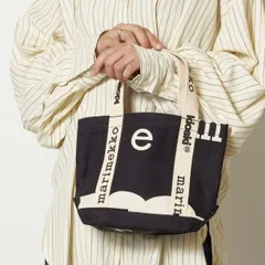 新品 マリメッコ Marimekko トートバッグ キオスキ CARRIER MINI MARIMERKKI ブラック/ホワイト
