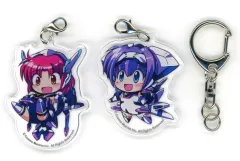 【中古】キーホルダー [単品] エグゼリカ＆クルエルティア アクリルチャームセット 「Switchソフト トリガーハート エグゼリカ エンハンスド ファミ通DXパック 3Dクリスタルセット」 同梱特典