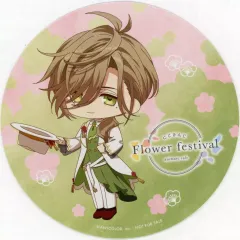 【中古】コースター オリバー・エバンス(ミニキャラ) ランダムコースター 「バーチャルYouTuber にじさんじ Flower festival×animatecafe」 コラボメニュー注文特典