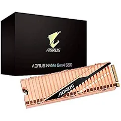 【中古】「非常に良い」GIGABYTE ギガバイト AORUS NVMe Gen4 PCIe M.2 SSD 1TB HD2596GP-ASM2NE6100TTTDのサムネイル