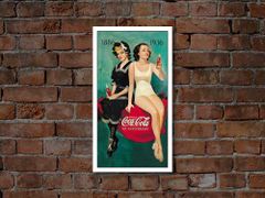 Coca-Cola 1996年 110周年記念特大 カレンダー 額装 - メルカリ