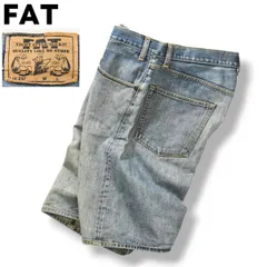 FAT エフエイティー バギー ルーズ デニム ショーツ ジーンズ ショートパンツ ハーフパンツ ハーパン 短パン SKINNY インディゴ メンズのサムネイル