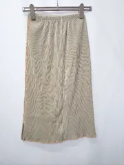 ◇ ⊂ CIAOPANIC TYPY チャオパニックティピー 膝下丈 プリーツ スカート サイズXL ベージュ レディース E  【1503040005343】