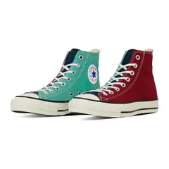 【新品】23.0～25.0cm コンバース CONVERSE スニーカー メンズ レディース ハイカット キャンバス オールスター J HI マルーン/ダークネイビー/ミント CANVAS ALL STAR J HI 日本製