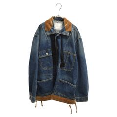 sacai サカイ リメイク ボアデニムコート サイズ2 L相当 sacai サカイ ジップアップボアデニム ドレスワンピース デニム