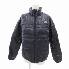 ザノースフェイス THE NORTH FACE ライトヒートジャケット ダウンジャケット ロゴ 刺繍 ナイロン L 紺 ネイビー NDW18174 /HO● 0129 ■GY18のサムネイル