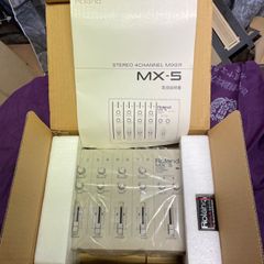【未使用・取説付】roland mx-5 Roland MX-5 ローランド ステレオ 4チャンネルミキサー 日本製 送料無料 ☆