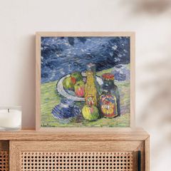 [額縁付き] 瓶と果物のある風景 ヤウレンスキー アートポスター 名画 絵画 北欧 天然木ポスターフレーム モダン インテリア おしゃれ BROOMIN APFS014