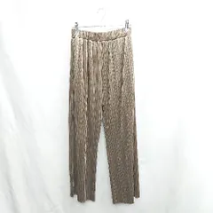 ◇ ⊇ LOWRYS FARM ローリーズファーム ウエストゴム ベロア イージーパンツ サイズFS ブラウン レディース E  【1502030013511】