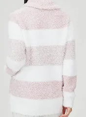 [ジェラート ピケ] ジェラートメランジ3ボーダーショールカーディガン PWNT205134 レディース