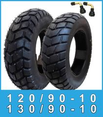 【オートパーツセンター】ズーマー/ビーウィズ(50/100)bws 120/90-10 TL 71J 130/90-10 TL 75J チューブレスブロックタイヤ ２本セット