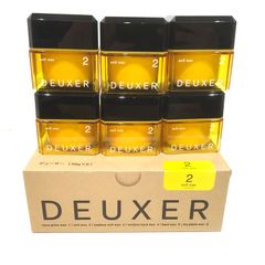 216917【未開封】 デューサー ソフトワックス2 自然な毛流れ 80g 6点セット DEUXER SOFT WAX 2 003 ナンバースリー