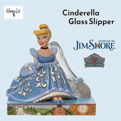 ディズニー プリンセス 大人 向け グッズ シンデレラ ガラスの靴 ギフト プレゼント ジムショア フィギュア おしゃれ 置物 人形 アンティーク ディズニートラディション JIM SHORE 正規輸入品 Cinderella Glass Slipper
