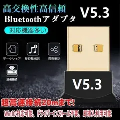 USB Bluetooth 5.3アダプター 5.3 USB ドングル  レシーバー  CSR5.3  bluetoothレシーバー　受信機　WIN10　WIN11対応 ブルートゥース