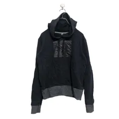 UNDER ARMOUR ロゴ スウェット パーカー XS アンダーアーマー ブラック グレー 裏起毛 プルオーバー 古着卸 アメリカ仕入 a603-6597