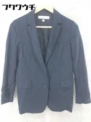 ◇ DRESSTERIOR ドレステリア 2B 長袖 テーラード ジャケット サイズ36 ネイビー レディース 【中古】 【1002801294106】