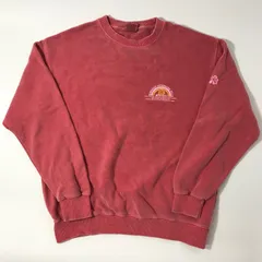 90s ピコ　PIKO スウェット　赤　ワンポイント　バックプリント　XL 古着 OLD PIKO 90s ピコ オールドサーフ スウェット トレーナー L