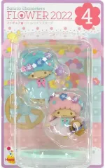 【中古】トレーディングフィギュア リトルツインスターズ 「Happyくじ Sanrio Characters Flower 2022」 フィギュア賞