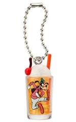 【中古】キーホルダー グーフィー 「ディズニーキャラクター レトログラスミニチュアチャーム」