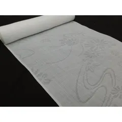 最終再値下げ新品未使用高級本麻紋紗御襦袢地反物　手洗い出来ます。 楽天市場】【吉新織物謹製】生地しなやか極細麻糸 小千谷本麻上