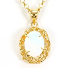 K18YG　ネックレス　necklace　オパール　総重量約2.5g　約40cm