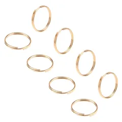 【数量限定】304ステンレス製 キーホルダー 二重リング スプリットキーリング 環形リング 鍵のパーツ ゴールド 1.8x15x1.2mm 丸カン 平キーリング 約10個 鍵飾り DIY 副資材 UNICRAFTALE 手作り アクセサリーパーツ