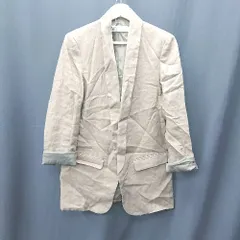 ◇ ⊂ ZARA ザラ 麻混合 長袖 ジャケット サイズM カーキ系 レディース E  【1411210012742】