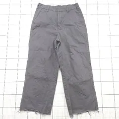 ◇ Θ CPCM シーピーシーエム コットン系 カジュアル 切りっぱなしストレートパンツ サイズL グレー系 レディース E  【1508250014307】のサムネイル