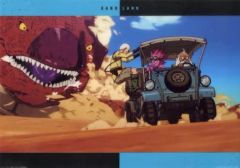 [중고] 클리어 포스터 A3 클리어 포스터 베르제부부 & 라오 & 시프 & 게지 용 [이치 반 쿠지 SAND LAND] E 상