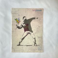 【バンクシー　花束を投げる男】A4 クリアファイル Flower Bomber