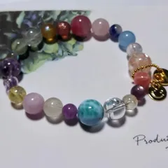 b52♡CandyBOX♡ブレスレット♡ラリマー　リビアングラス　ヒマラヤ水晶　パープルマイカ　　デュモルチェライト　フェザーフローライト　ブルーエンジェルラダー　インカローズ　ルビー　クリアアクアマリン　シトリン　タイチンルチル　ロードナイトシリカ