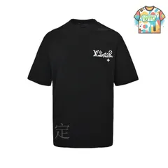 【今日特価】Louis Vuitton 25ss プレスゴムアルファベットスパークル T シャツ-1