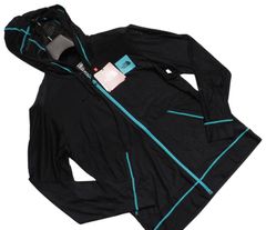 新品正規 ノースフェイス 海外限定 パンチングメッシュ AQUA MESH フーディー/ジャケット メンズMブラック(BLK)