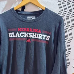 古着　ロンT 長袖　adidas ブラック