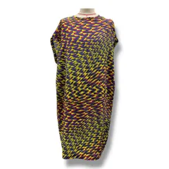 MISSONI ミッソーニ 総柄 シルクワンピース 透け感 ノースリーブ プルオーバー 絹 派手ファッション ひざ丈 ドレス サイズ40 夏 春 レディース ゴーゴー古着マルイファミリー溝口店 23 No.有661